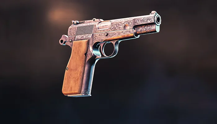 Nickel-Plated Browning Hi-Power